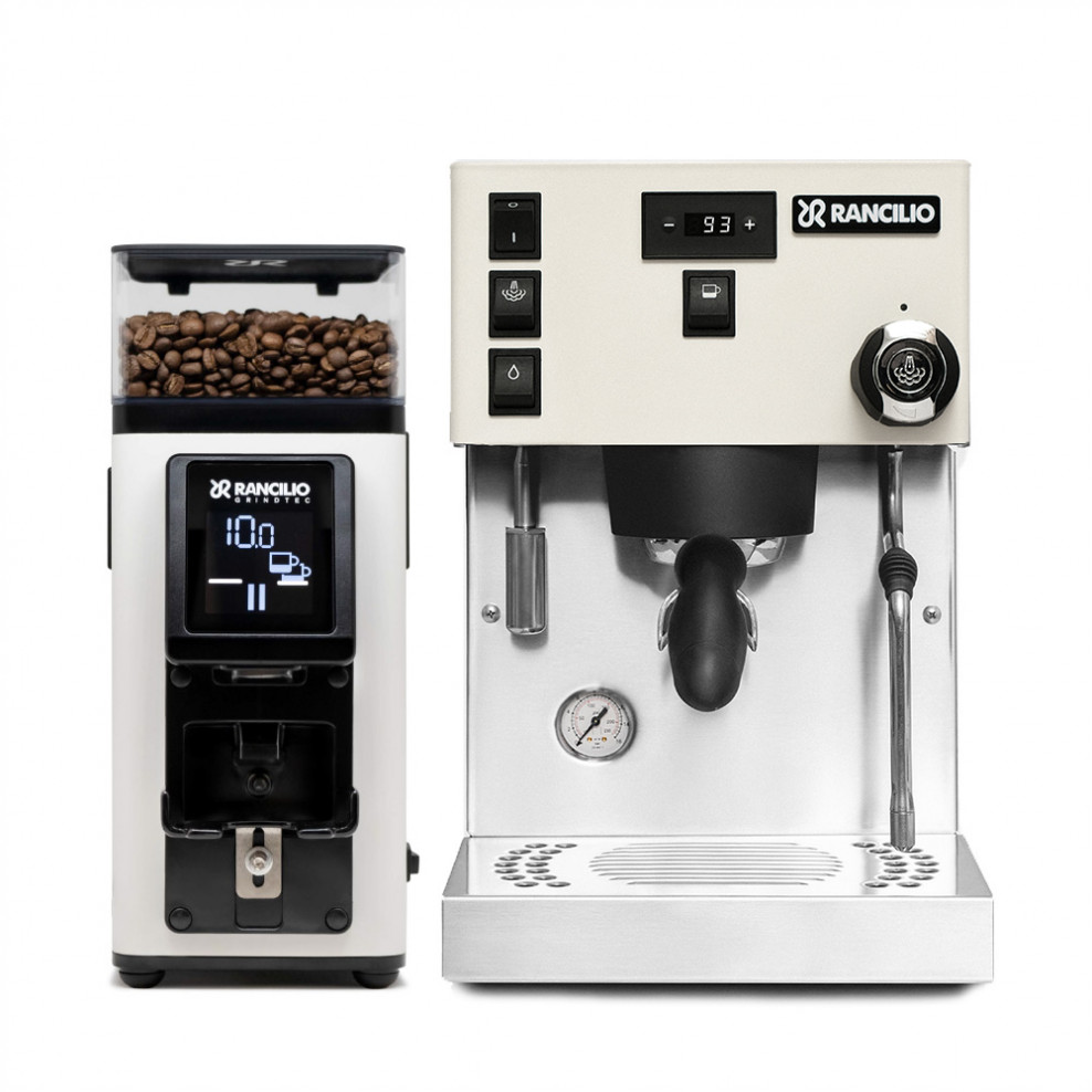 Rancilio Silvia Pro X Wit & Rancilio Stile Wit | Caffè Italia
