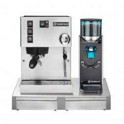 Rancilio Silvia V6 E Latest Edition + Rancilio Rocky SD + Rancilio Base BS50