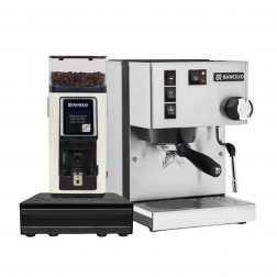 Rancilio Silvia V6 E & Rancilio SD Stile Wit & Rancilio Knock Box