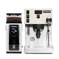 Rancilio Silvia Pro X Wit & Rancilio Stile Wit