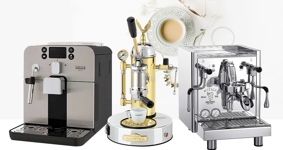 verschillende soorten koffiezetapparaten 
