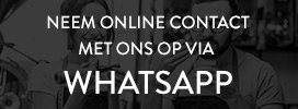 Neem online contact met ons op via WhatsApp